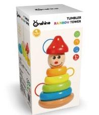 Tumbler Rainbow Tower - Smiling Face   ITEM NO.： W043450