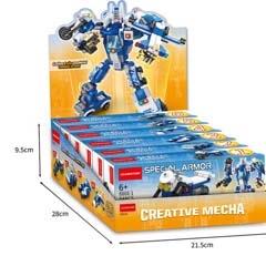 Six in one police mecha 533pcs (6-pack)   ITEM NO.： W045819