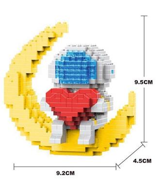Love astronaut lightless panel building blocks 360PCS   ITEM NO.： W046071