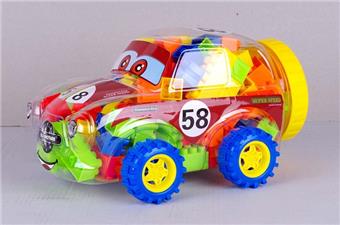 Vintage Beetle Car Multi color Mixed Weighing 230g (Approximately 65-75PCS)   ITEM NO.： W045446