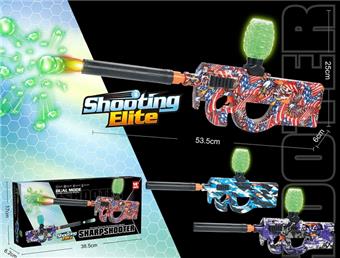 Luminous Spitfire Hand Automatic Electric P90 Water Bullet Gun   ITEM NO.： W064301