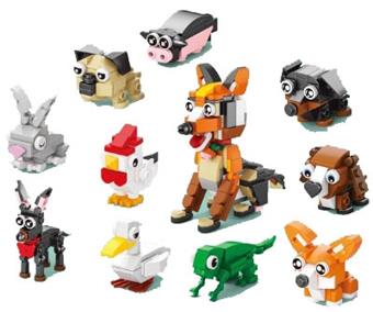 Cute Pet Building Blocks 361PCS Low Price Surge Edition (10pcs/box)   ITEM NO.： W044620