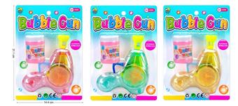 Inertial transparent strip light dream bubble gun   ITEM NO.： W042565