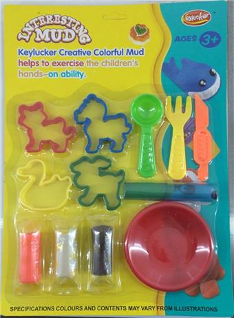 Qile Colorful Mud Animal Set   ITEM NO.： W054136