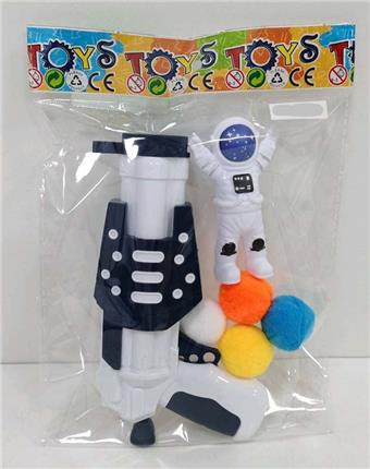 Silent elastic ball gun with astronaut   ITEM NO.： W057978