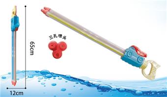 2CM three tube engineering vehicle water cannon, long pull type water cannon, summer spray gun, water pump, hand-held water cannon   ITEM NO.： W065892