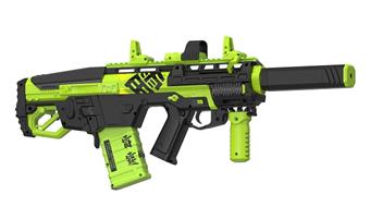 Science fiction water bullet gun, 4-speed LED light switching, 3-speed firing mode   ITEM NO.： W065382