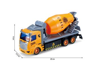 1: 48 Four way light remote control short head mixing engineering truck   ITEM NO.： W060568