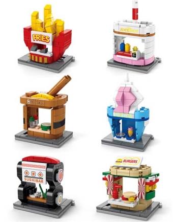 542PCS Food Street   ITEM NO.： W045827