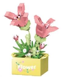 Cotton Flower 150PCS Low Price Impulse Edition - Micro Particle Building Blocks   ITEM NO.： W044659
