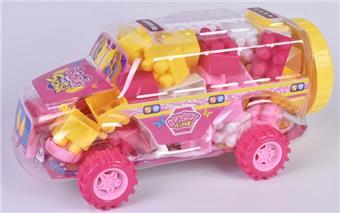 Girl Series - Colonel Car Puzzle Building Blocks   ITEM NO.： W045320
