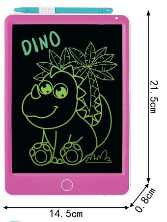 LCD Writing Pad Color 8.5-inch (Comes with battery and screwdriver)   ITEM NO.： W056596