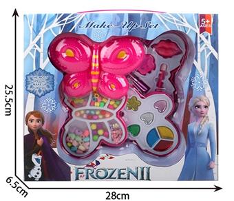 Snow Princess 2 Butterfly Triple Layer Beads+Cosmetics   ITEM NO.： W058478