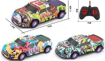 27 frequency 1:24 four-way racing alloy remote control car with lights   ITEM NO.： W060807