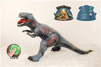 Vinyl simulation of Tyrannosaurus rex (with dinosaur call IC)   ITEM NO.： W046351