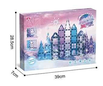 7.5CM Diamond Magnetic Disc Ice and Snow Theme 84P   ITEM NO.： W046707