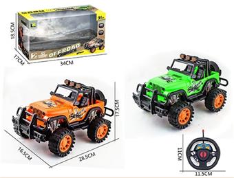 1: 14 Two way remote control Jeep convertible transfer printing racing car   ITEM NO.： W060534