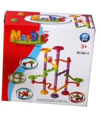 Ball track building blocks (45PCS)   ITEM NO.： W046405