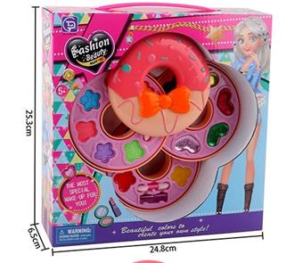 Factory version 3-layer donut cosmetic set   ITEM NO.： W058147