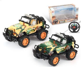 2-way remote control Jeep convertible off-road fan car   ITEM NO.： W060504