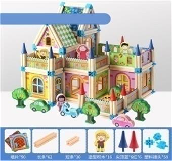 268 pieces of architectural master building block toys   ITEM NO.： W043800