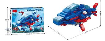 Whale Six in One 139PCS   ITEM NO.： W045166