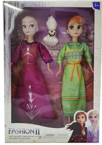 11.5-inch physical active hand Frozen Double Barbie with snow treasure accessories   ITEM NO.： W055498