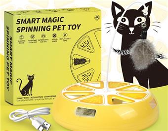 Intelligent cat teasing machine fruit series charging model   ITEM NO.： W062190