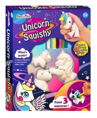 Colored PU toy keychain unicorn series   ITEM NO.： W048632