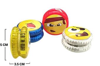 Hanging plastic version 24 emoji yo yo 12pcs (single price) (GCC) Light steel ball clutch   ITEM NO.： W047976