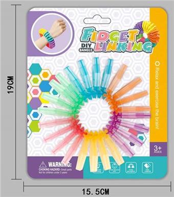 Fingertip Bracelet Puzzle Toy Night Light Edition (12 pieces/box)   ITEM NO.： W041591