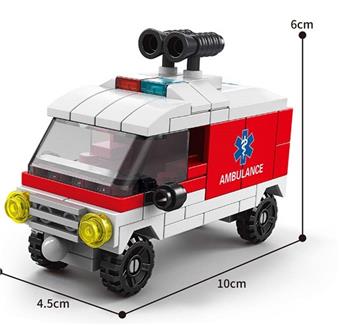 City ambulance 74PCS   ITEM NO.： W045820