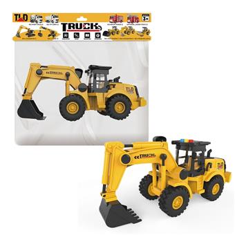 1: 16 inertia four-wheel excavator (with lighting and sound)   ITEM NO.： W047426