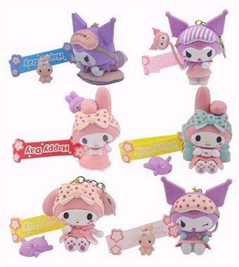 Meileti/Kulomi blind box (keychain/pendant) (16PCS)   ITEM NO.： W048526