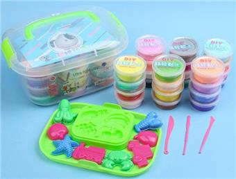 Gently colored clay bucket with 24 colors   ITEM NO.： W051935