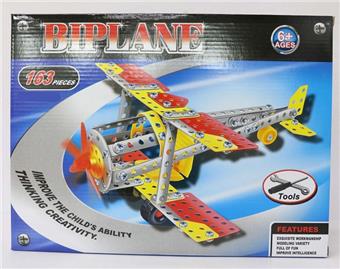 Metal assembled toys 163pcs   ITEM NO.： W042464