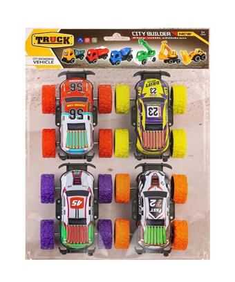 Dual inertia off-road tin car   ITEM NO.： W046982