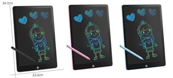 16 inch color screen LCD electronic writing board drawing board graffiti drawing board handwriting board (CR2025 power pack * 1) monochrome clear installation   ITEM NO.： W056435
