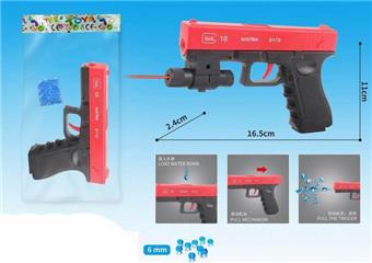 Manual Inflatable Water Bullet Gun (Comes with a Pack of 6MM Water Bullets) with Infrared   ITEM NO.： W063761