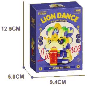Purple Lion Xiangrui 372PCS Low Price Impulse Edition - Micro Particle Building Blocks   ITEM NO.： W044716