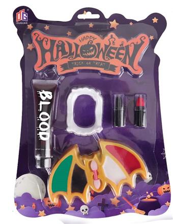 Halloween cosmetics, accessories, nail art, combs, toys DIY set   ITEM NO.： W057848