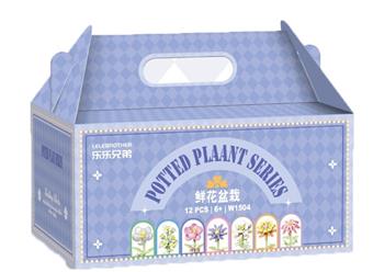Flower Potted Plants (Set of 12) Low Price Surge Edition - Micro Particle Building Blocks   ITEM NO.： W044677