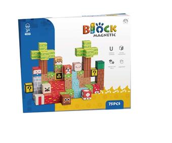 2CM Mario themed magnetic block 75P   ITEM NO.： W046823