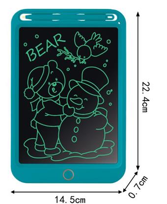 LCD writing board monochrome 8.5-inch (with battery and screwdriver included)   ITEM NO.： W056599