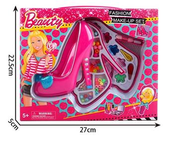 Fashion Barbie High Heels Double layer Beads+Cosmetics   ITEM NO.： W058334
