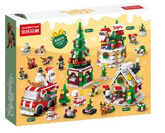 Christmas Music Box Building Blocks 332PCS   ITEM NO.： W044405