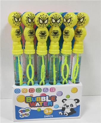 Spider Man Bubble Stick (regular uncovered) (24 sticks)   ITEM NO.： W043066