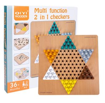 Square 2-in-1 Chess Game   ITEM NO.： W043839