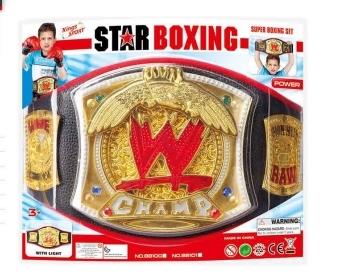 Double vacuum formed WWE full waist belt (with light)   ITEM NO.： W063287