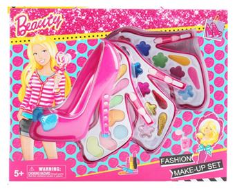 Fashion Barbie Crystal Shoes Three Layer Makeup Box Set   ITEM NO.： W058594